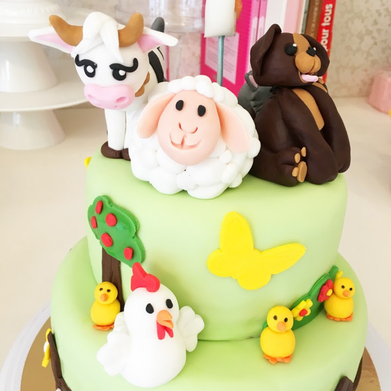 Gateau La Ferme Des Animaux Debogato Paris