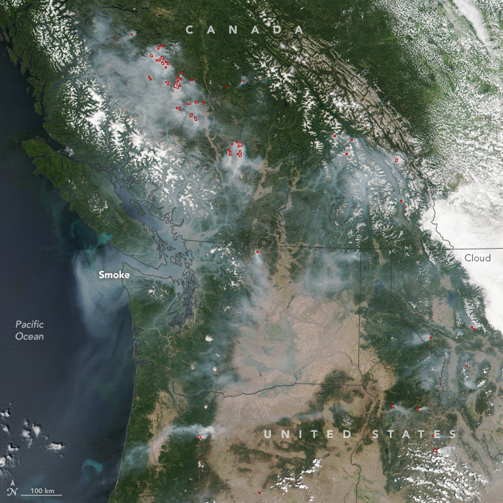 It's smoky in the Pacific Northwest | Earth | EarthSky