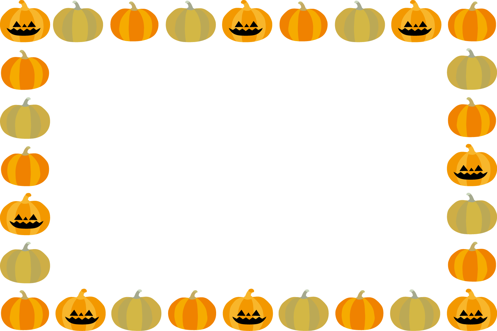 枠 吹き出しイラスト ハロウィン 無料イラスト素材