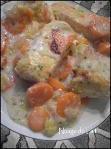 Gratin De Cabillaud Et Saumon Sauce Moutarde Ww Nuage De Lait