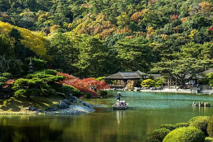 走近 香川县栗林公园 日本最高级别的三星级观光地 庭园