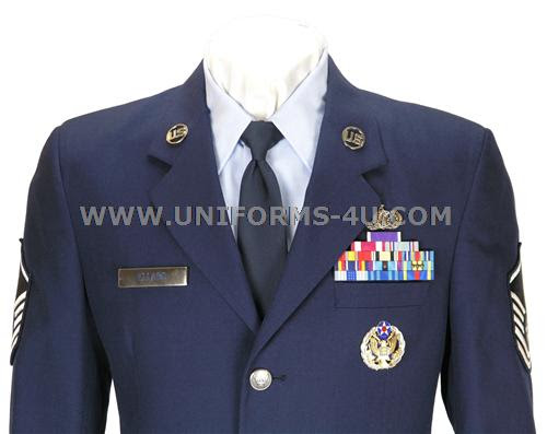 usaf enlisted Male service dress coat