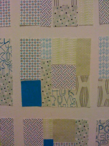 low volume tiles quilt wip
