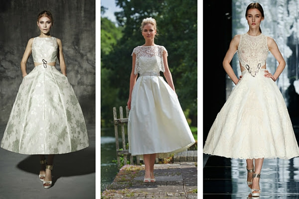 Abiti da sposa corti: idee per spose non convenzionali