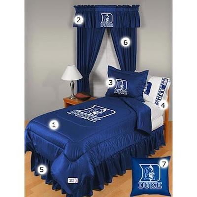  Comforter Sets on Duke Blue Devils Full Size Locker Room Bedroom Set