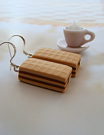Wafer Candy Bar Earrings