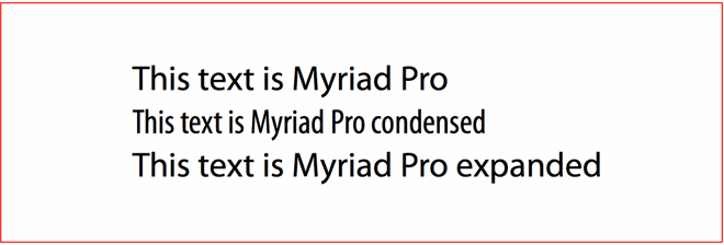 font-stretch