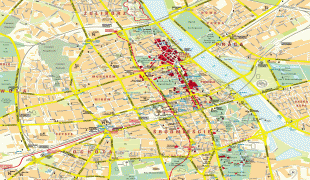 mapa varšavy Mapa   Varšava (Warsaw)   MAP[N]ALL.COM mapa varšavy