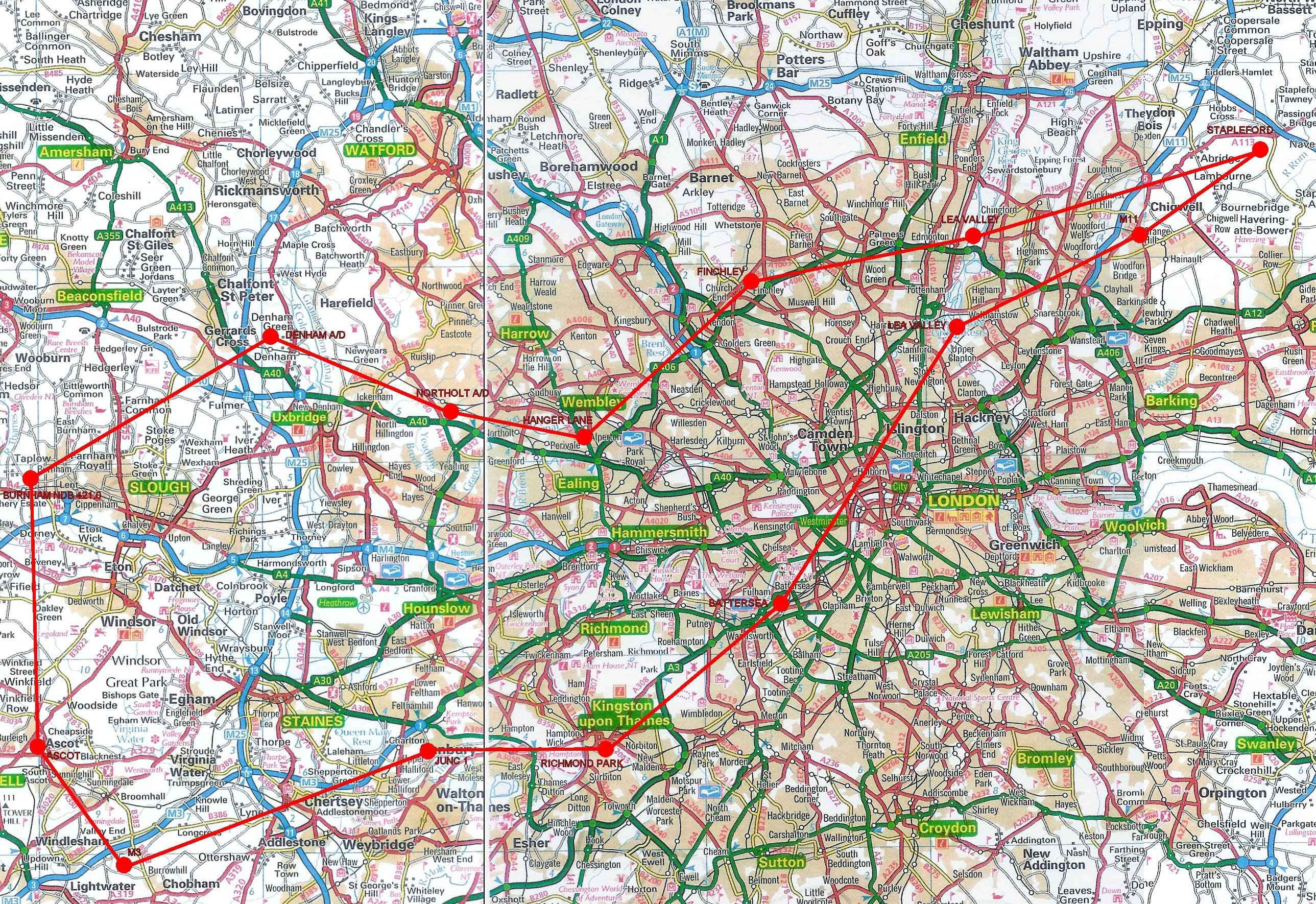 They basically threw spaghetti on the floor and made a road map ...