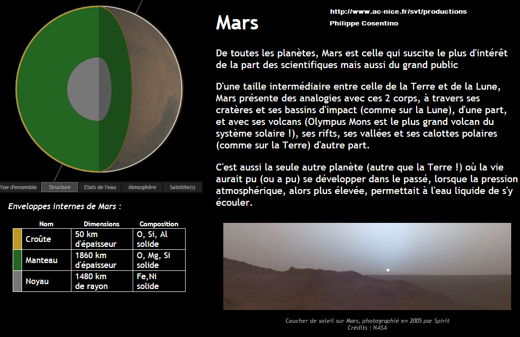 La Terre Planète De La Vie Vive Les Svt