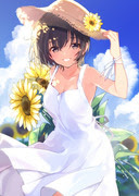 女の子 ひまわり Pixiv年鑑 B