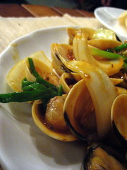Stir Fried Clams