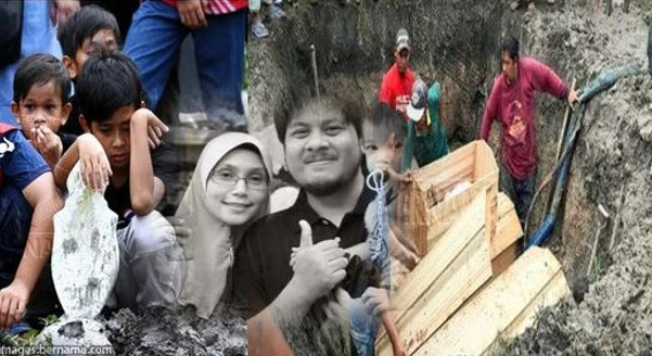 3 Beradik Merenung Sayu Jenazah ibu bapa serta adik bongsu