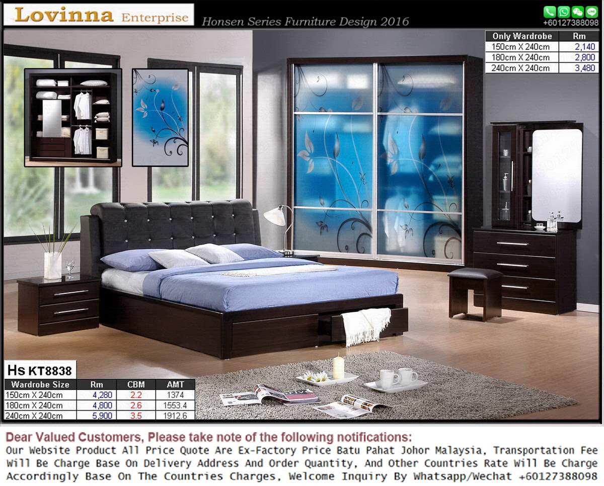 Lovinna Product Malaysia Bedroom Set