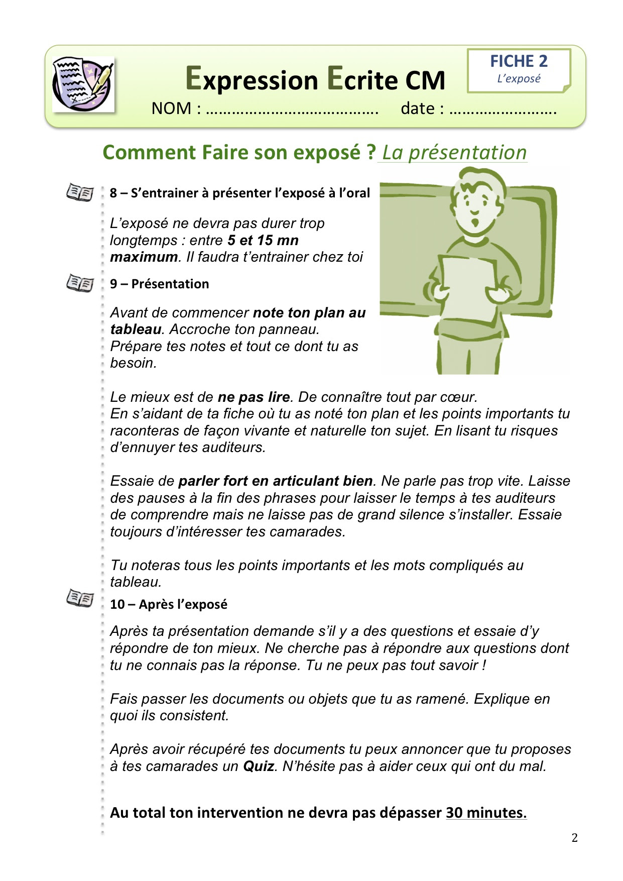 Comment préparer son exposé ? | Bout de Gomme