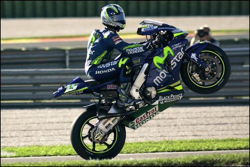 Sete Gibernau Standing Motorcycle