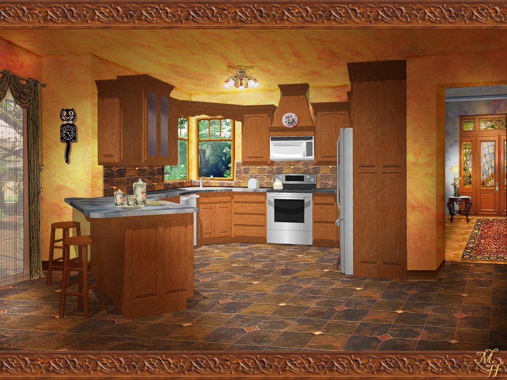 Kitchen by OokamiKasumi on DeviantArt Kitchen by OokamiKasumi on DeviantArt