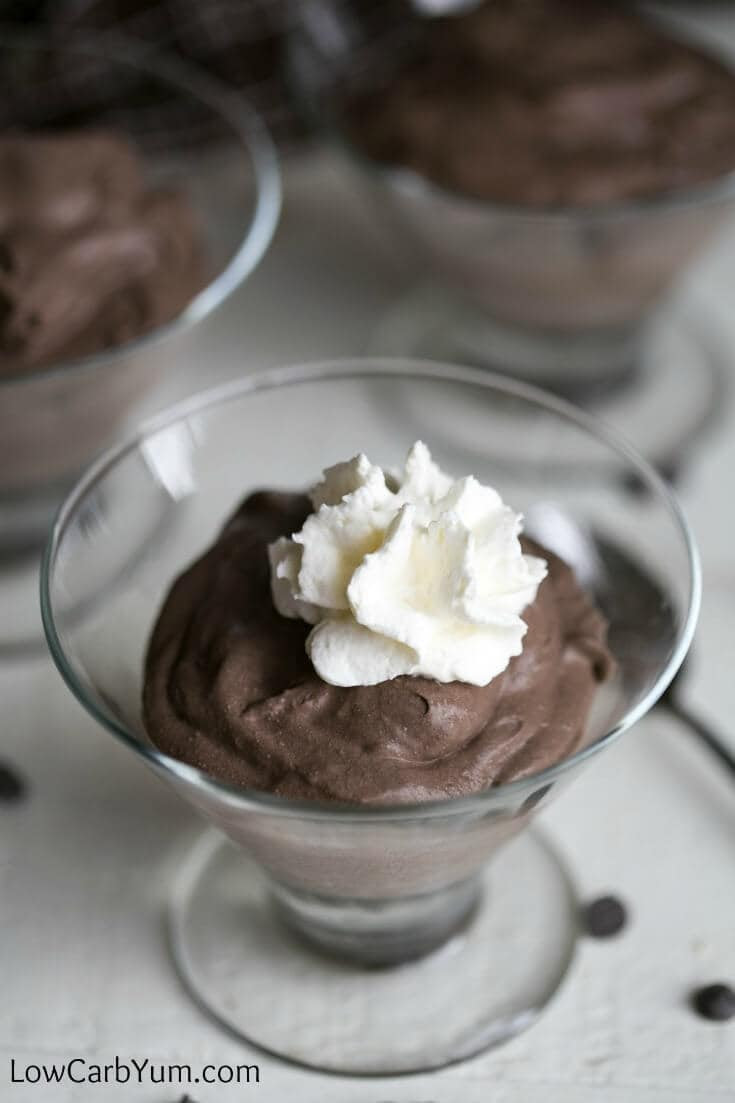 Low Carb Chocolate Mousse Recipe - Quick and Easy | Low Carb Yum
