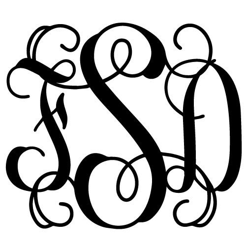 Download Monogram SVG cut file - FREE design downloads for your ...