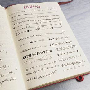 pretty dividers bullet journal bulletjournal scrapbooking ideas