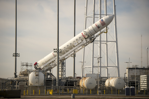Antares Rocket Preparation
