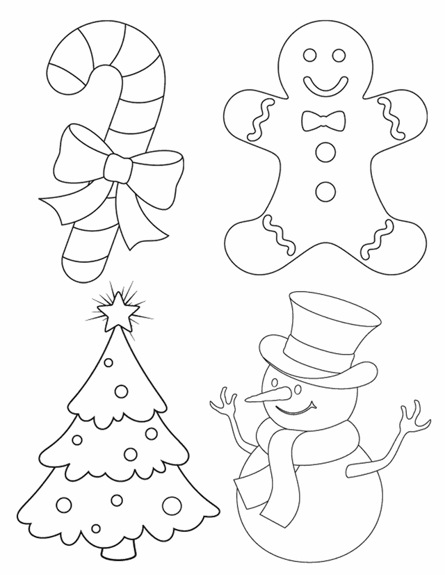 Christmas Coloring Pages Printable - Coloring Home