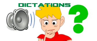 grammar 3 english audio Dictations: write listen  and free exercises
