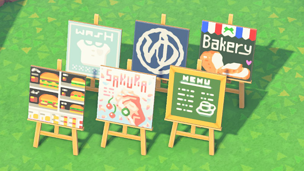 あつまれ どうぶつの森 様々なお店のアピールに ショップ看板のマイデザインまとめ あつめも