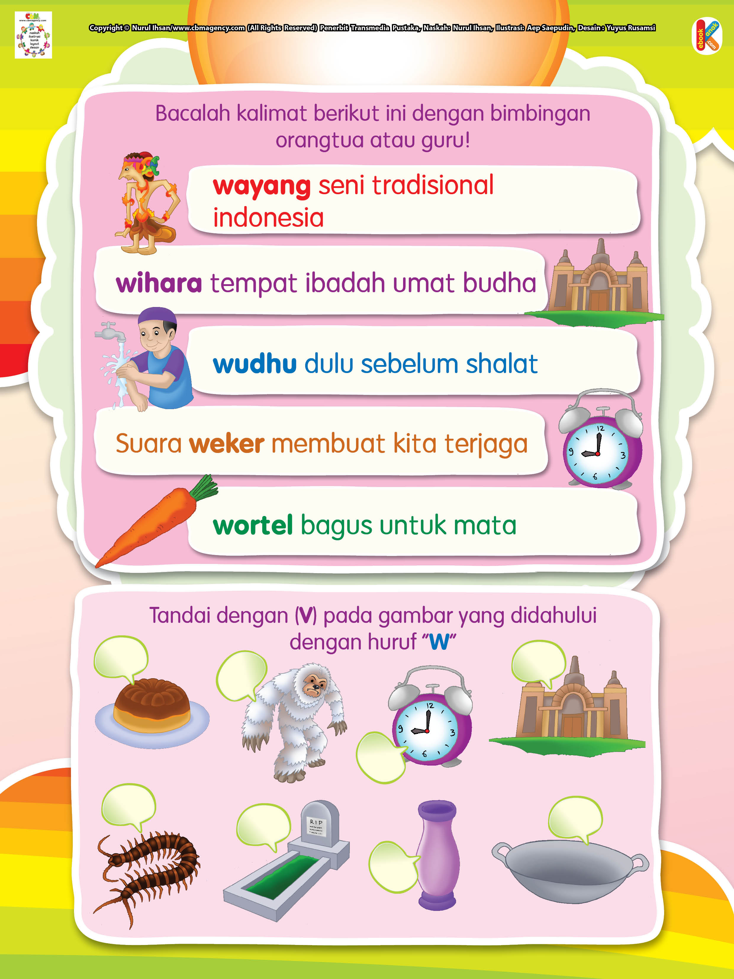 Gratis Buku Belajar Membaca Untuk Anak Tk Islam Alifa
