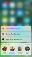 Using 3D Touch across the interface - Apple iPhone 7 review