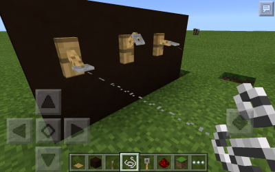 マインクラフトpe トリップワイヤーフックの初めて 今日は何をしようかな