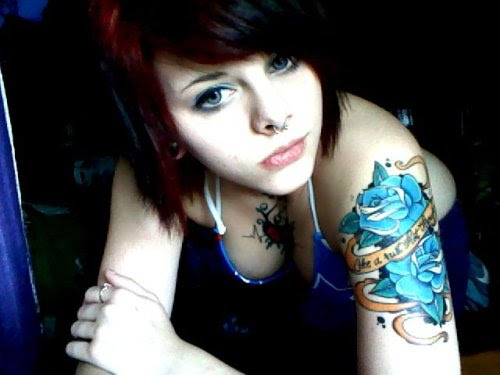 tattooed girl