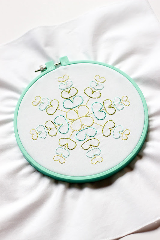 Floral Burst Embroidery Pattern