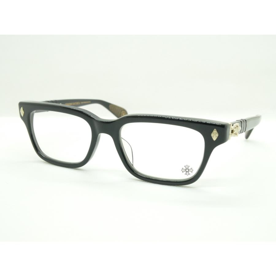 Chrome Hearts クロムハーツ クロムハーツ メガネフレーム Hearts Testerical メガネフレーム Col Bk 18kgp Eyeshop Heart