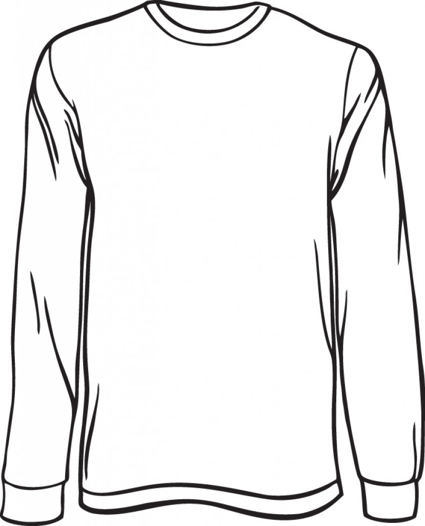Download T Shirt Clipart Black And White | Free download on ClipArtMag