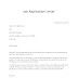 Short And Simple Cover Letter For Job Application - Every job application and company is different.