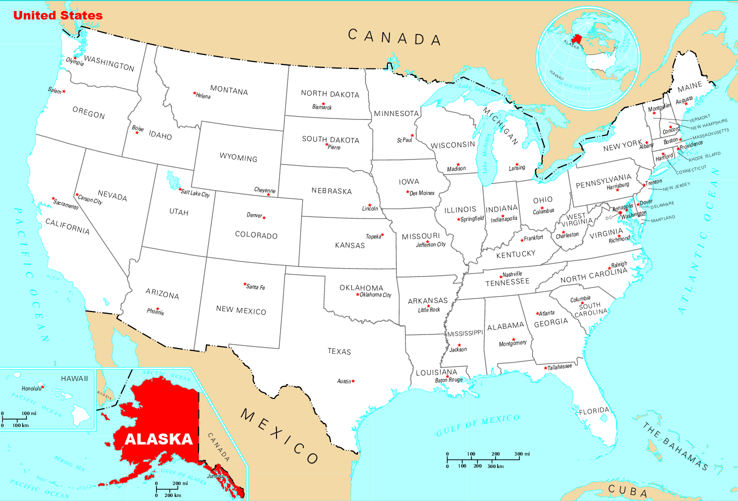 Where Is Alaska Located On A Map Where Is Alaska Located • Mapsof.net