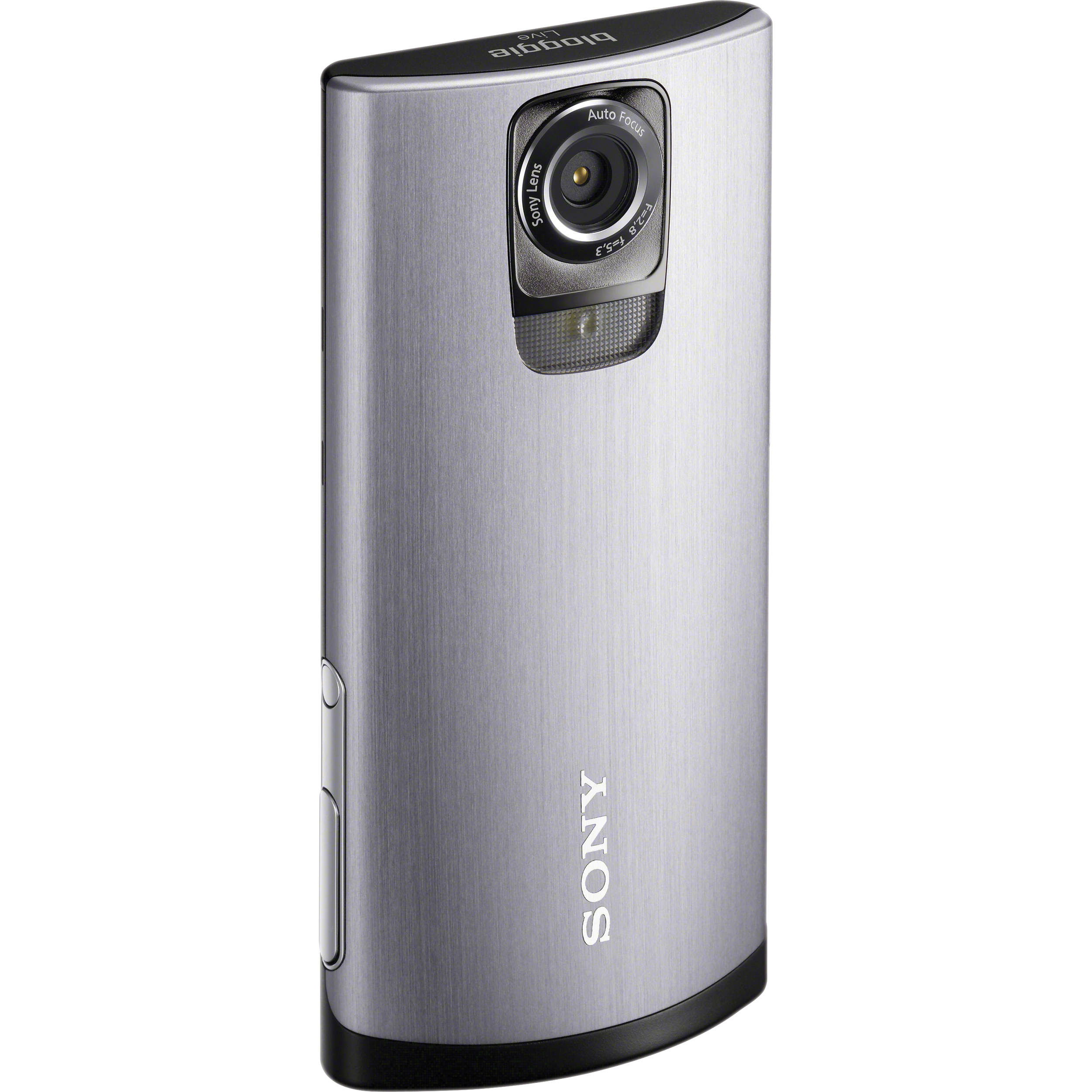 Sony MHS-TS55 Bloggie Live Camcorder (Silver) MHS-TS55/S B&H
