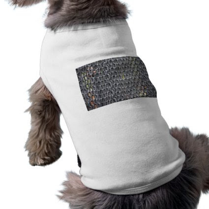 plastic chains abstract image doggie t-shirt