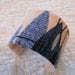 Textile Cuff Bracelet - Vintage Mid-Century Barkcloth Fabric - Adjustable