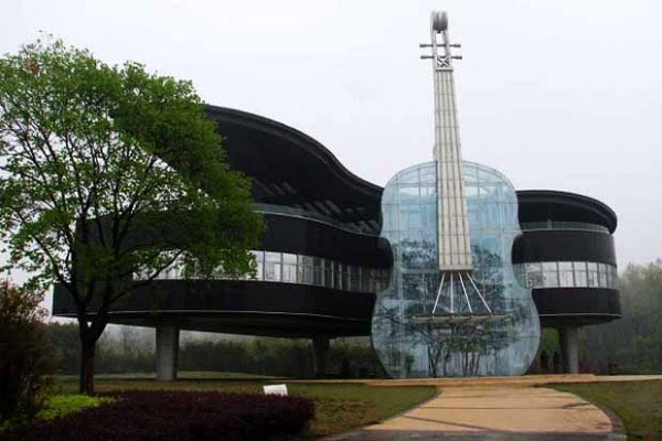 Piano House – музыкальный дом, построенный в Китае по студенческому проекту