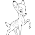 Bambi Flower Coloring Pages / During his discovery, he gets to know thumper the rabbit and flower the skunk with whom he has many adventures.