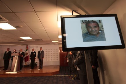La conferencia donde se anunció la captura de Dionisio Loya Plancarte, alias “El Tio”. Foto: Miguel Dimayuga