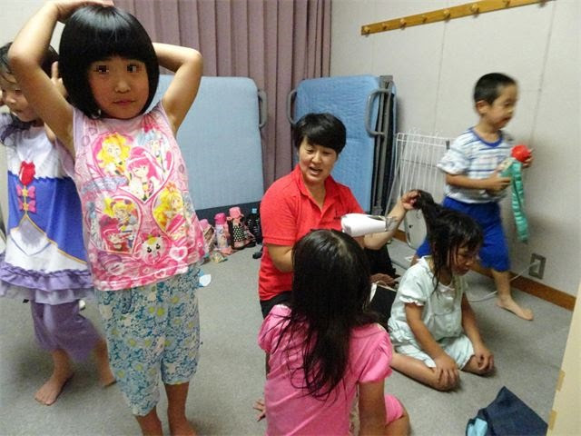 お泊まり保育に行っています 今 入浴中です 写真追加 新高山めぐみ幼稚園
