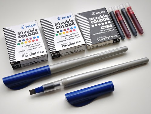 My new calligraphy pens bought in London