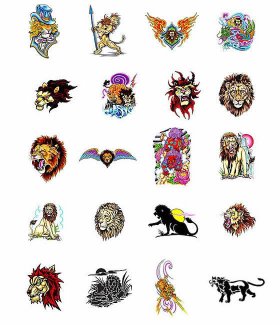 celtic lion tattoos designs "LionHeart" Tribal Tattoo Lion.