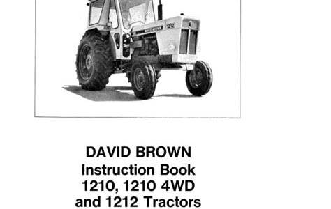 Download PDF Online david brown 1212 tractor workshop service repair manual How To Download Free PDF PDF
