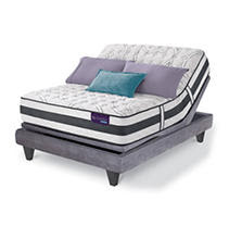 Serta iComfort Hybrid Expertise Cushion Firm Mattress and Serta Motion Custom II Adjustable Foundation Set - Cal King