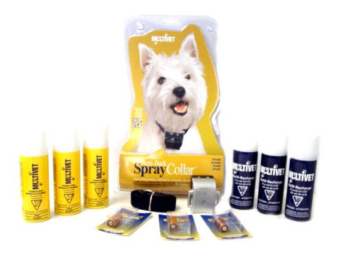 Multivet Anti-bark Valuepack Collar Mix 6 Refills 3 Batteries