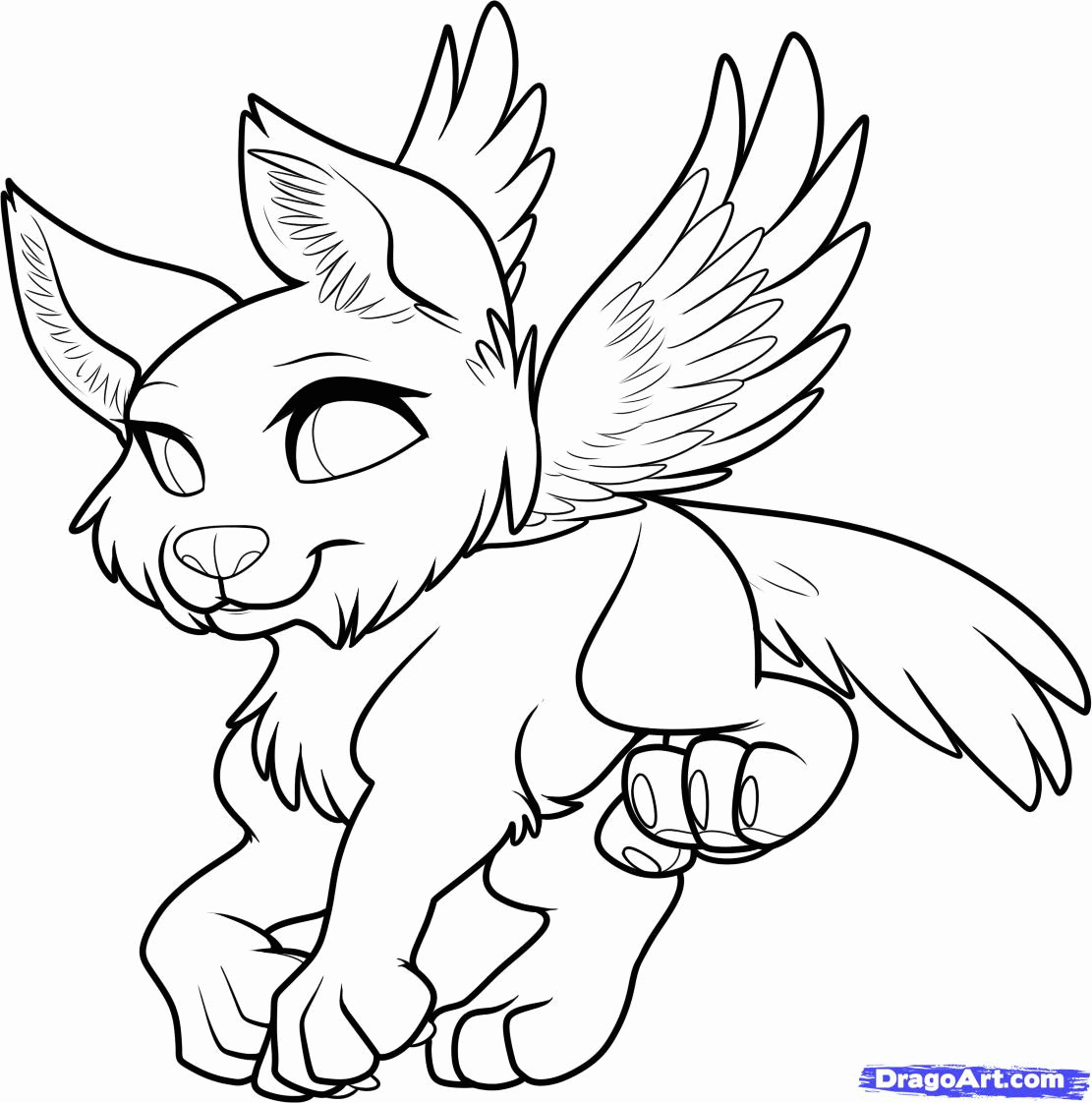Free Wolves With Wings Coloring Pages Download Free Wolves With Wings Coloring Pages Png Images Free Cliparts On Clipart Library